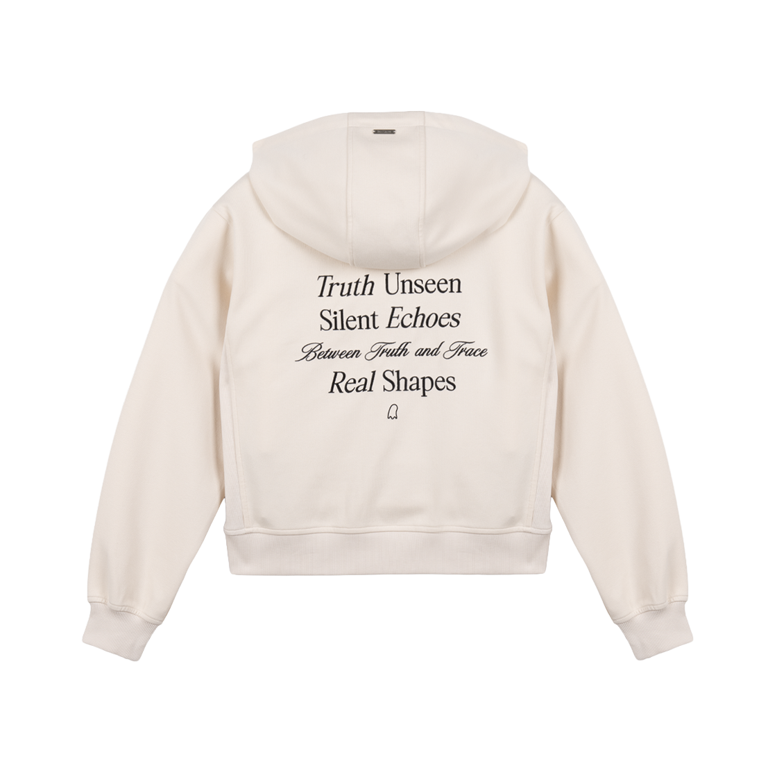 지오송지오 셈블런스 우먼 크롭 후드 아이보리 ZI1TS802IV(ZIOSONGZIO SEMBLANCE WOMAN Crop Hood Ivory) - 2