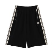 Needles x LHP H.D. Track Shorts Cotton Jersey Black - LHP Exclusive