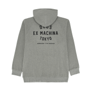 Deus Ex Machina Tokyo Asakusa Address Hoodie Grey Marle