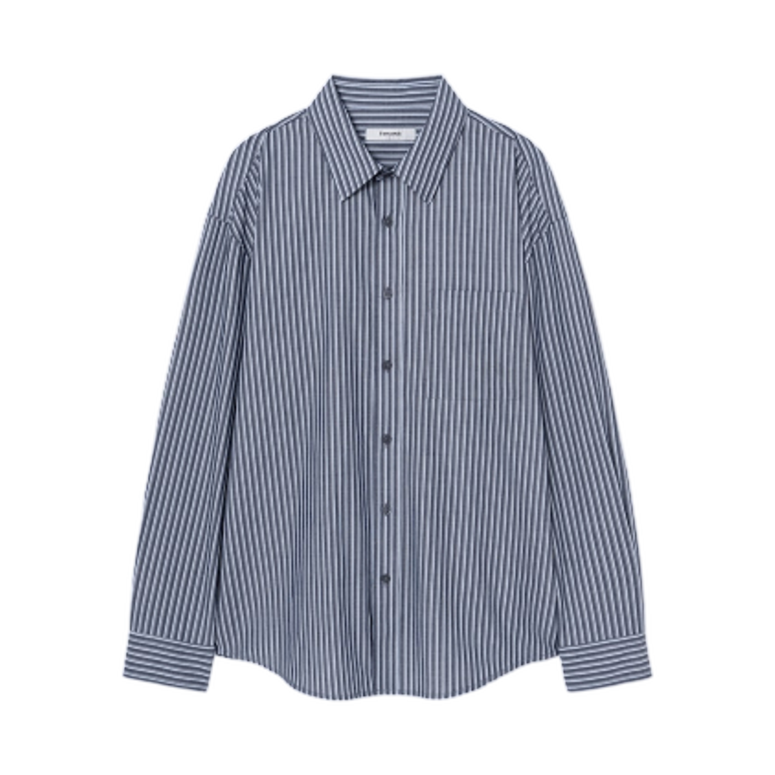 455264EQ34 8seconds Pin Stripe Shirt Ash