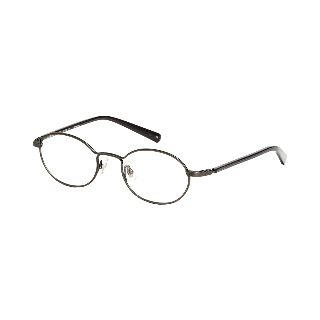테츠오아이웨어 뮤즈 오벌메탈테 C1 블랙(TETSUO EYEWEAR Muse C1 Black) - 2