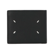 Maison Margiela Grainy Leather Bi-Fold Wallet Black