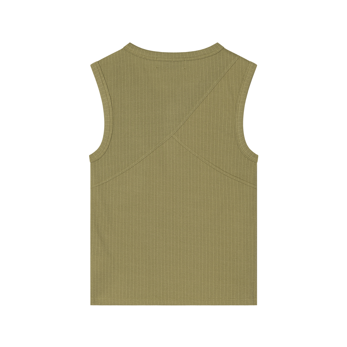 웨이비니스 플루티드 리브드 슬리브리스 라임(Waviness Fluted Ribbed Sleeveless Lime) - 2