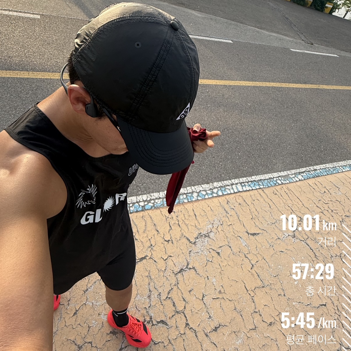 Nike ACG Trail Cap Black 착용 스타일