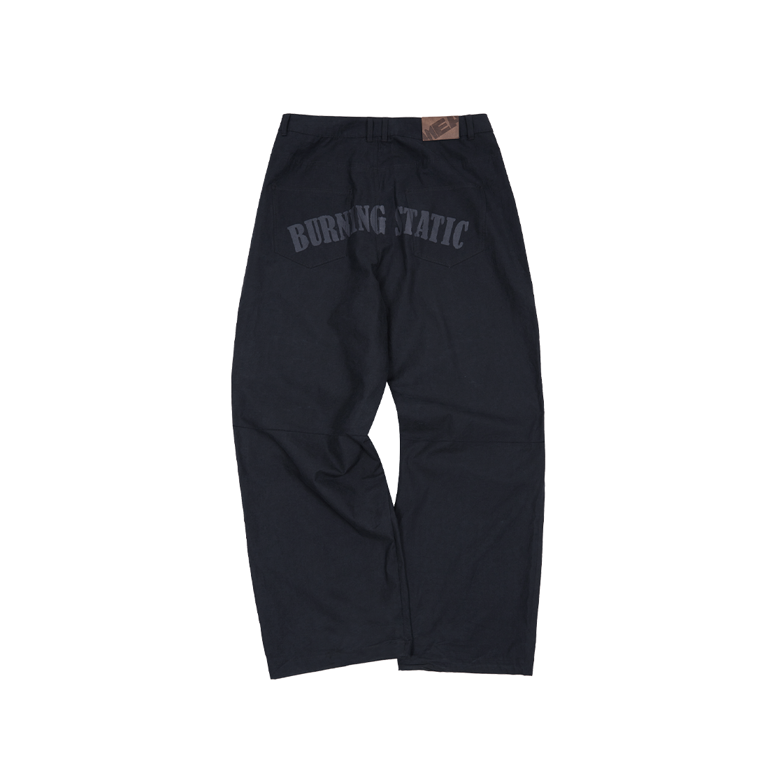 메아 스터디드 코튼 팬츠 블랙(Mea Studded Cotton Pants Black)