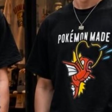 Human Made x Pokemon Made Graphic T-Shirt #3 White, Human Made x Pokemon Made Graphic T-Shirt #3 Black 착용 스타일 - 8