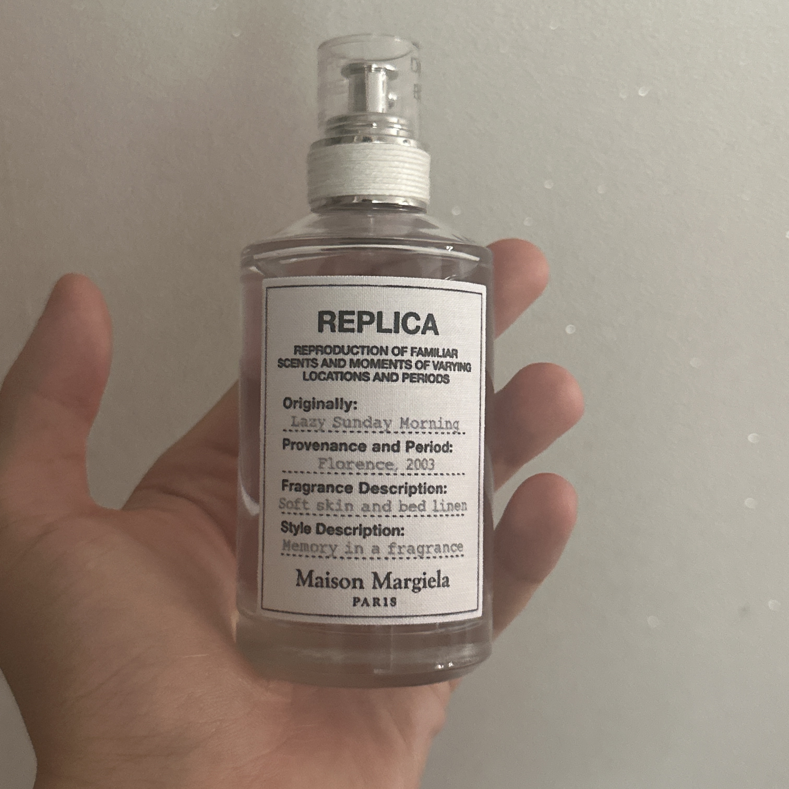 Maison Margiela Replica Lazy Sunday Morning Eau De Toilette 100ml 착용 스타일