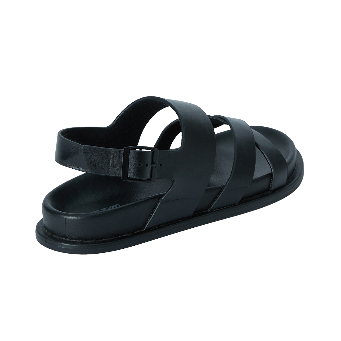 누아트스튜디오 말로 스트랩 레더 샌들 블랙(NUARTSTUDIO Malo Strap Leather Sandals Black) - 3