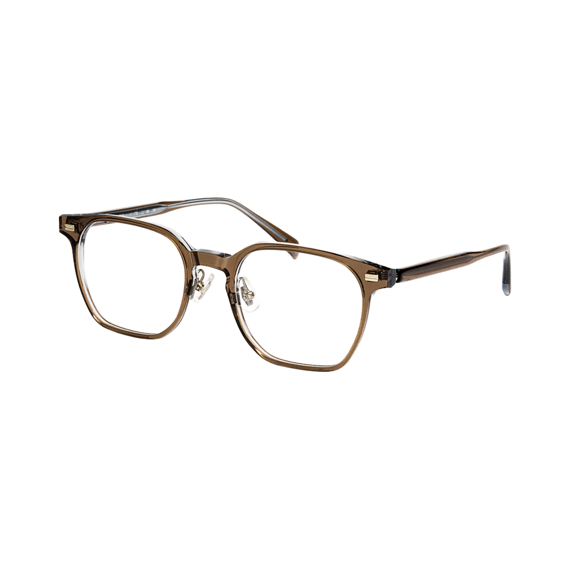 테츠오아이웨어 론 안경테 C3 카키 브라운(TETSUO EYEWEAR Ron C3 Khaki Brown) - 2