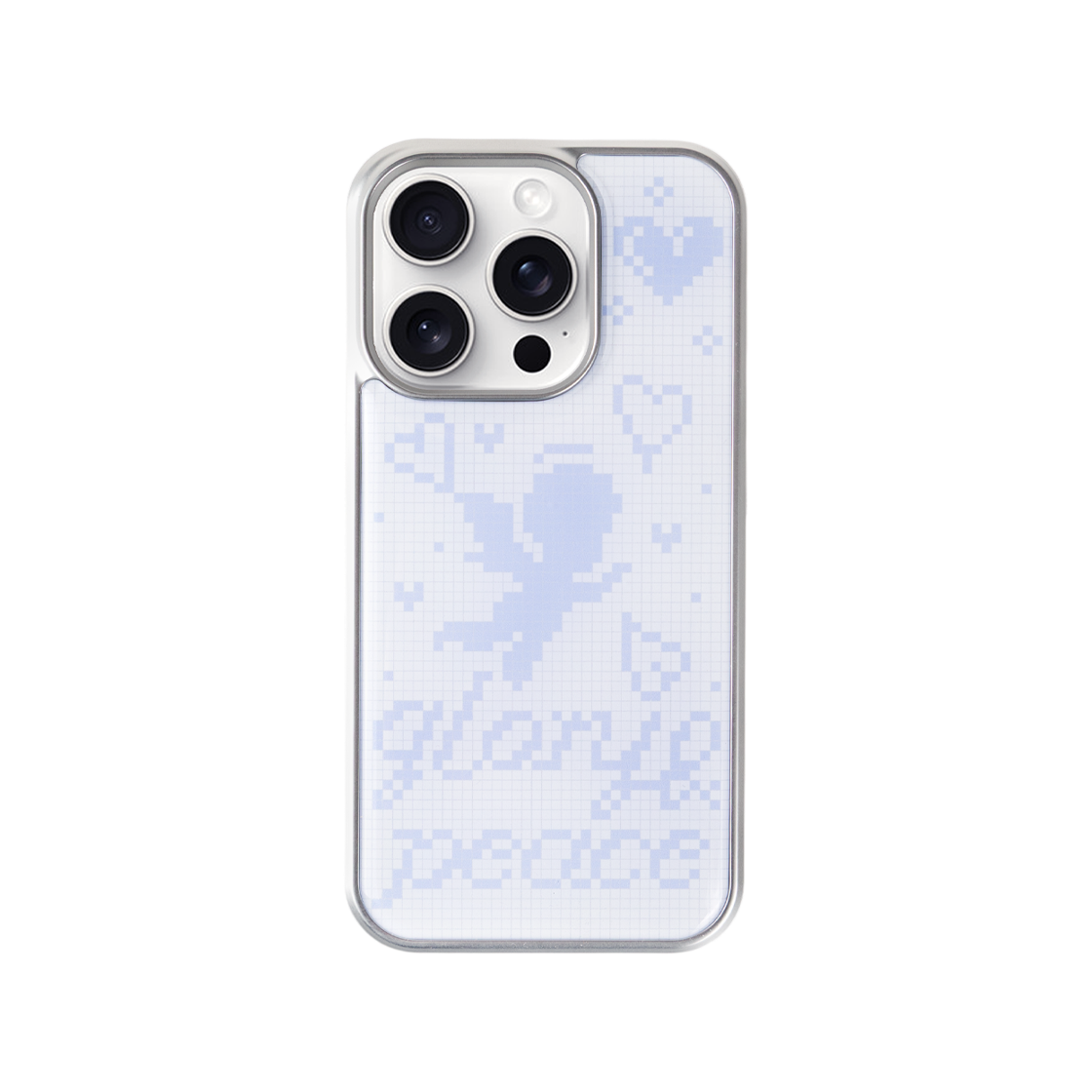 p19 COLLAGEVACANCE Knitting Pattern Silver Epoxy Bumper Case Blue Angel
