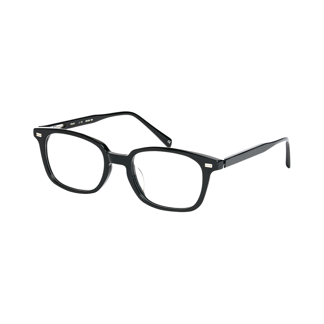 테츠오아이웨어 토니 안경테 C1 블랙(TETSUO EYEWEAR Tony C1 Black) - 2