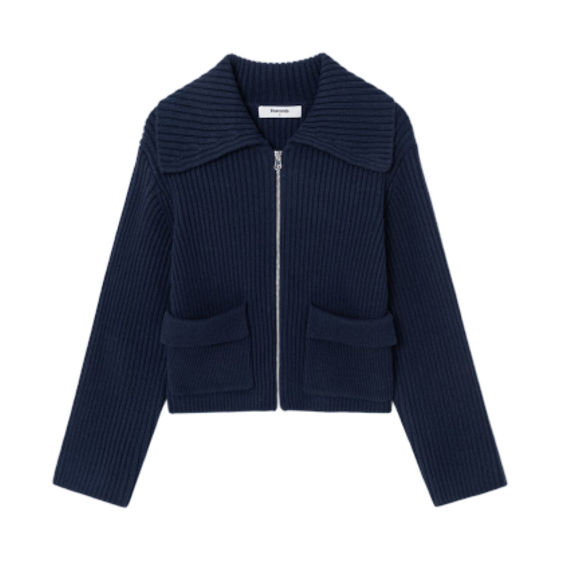 12525AMQ1R (W) 8seconds Zip Up Cardigan Navy