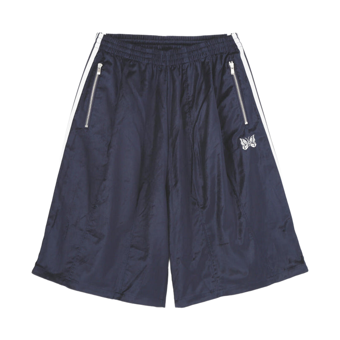 니들스 x LHP H.D. 트랙 쇼츠 C/PE 벨루어 네이비 - LHP 한정