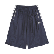 Needles x LHP H.D. Track Shorts C/PE Velour Navy - LHP Exclusive