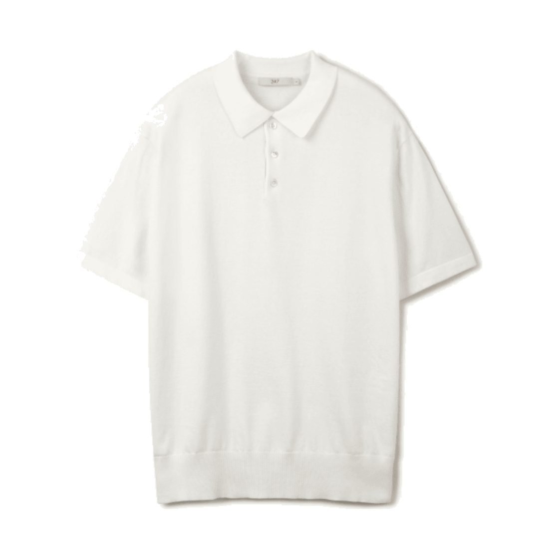 TMWAX26204WHX 24/7 Series Supima Cotton Collar H/S Knit White