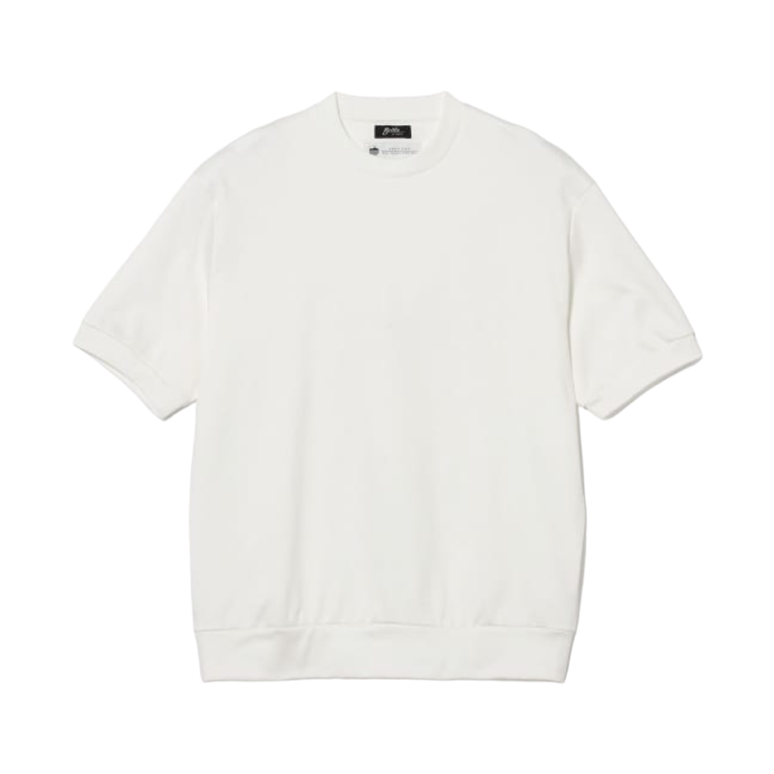 24-04-0236-148 Brilla Per Il Gusto American Sea Island Cotton Crewneck Cut Saw T-Shirt White
