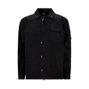C.P. Company Micro-Reps Long Sleeve Lens Shirt Black - 26SS