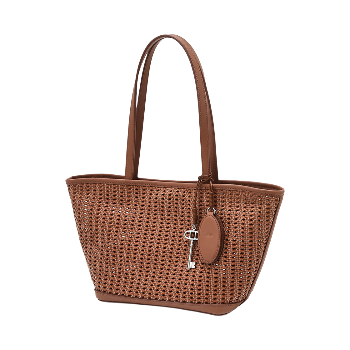 AABA6E843W2 Athe Vanessabruno Acc Panier Brown Panier Mesh Shoulder Bag M Aaba6F843W2 Normal Brown