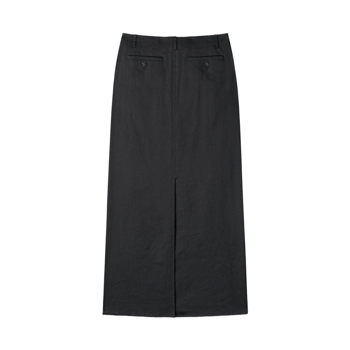 (W) 토니웩 리넨 릴렉스드 맥시 스커트 빈티지 카본((W) Tonywack Linen Relaxed Maxi Skirt Vintage Carbon) - 2