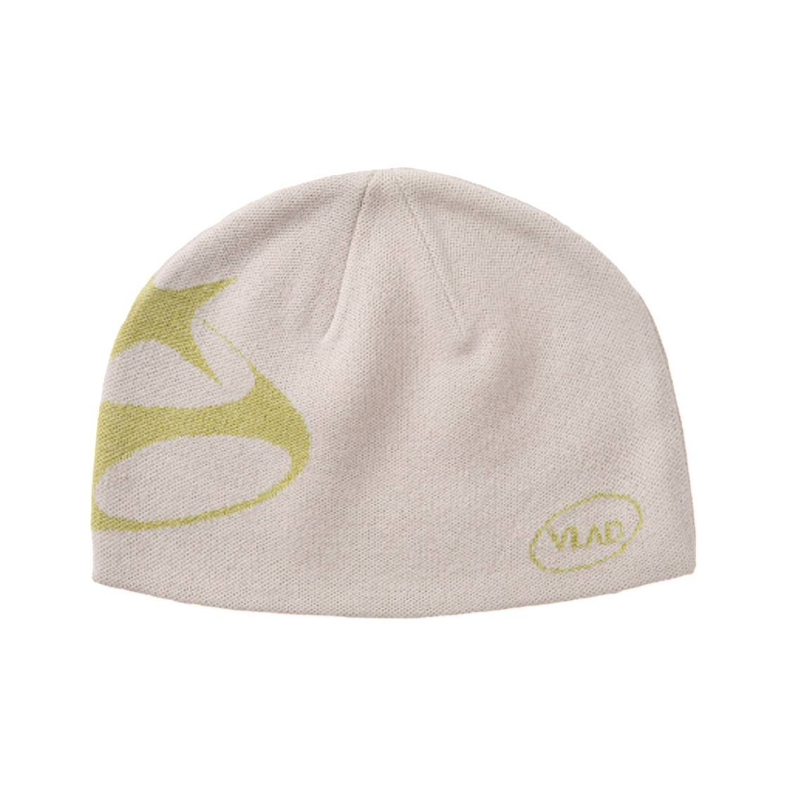 디미트리블랙 VLAD 심볼 로고 자카드 비니 베이지(Dimitri Black VLAD Symbol Logo Jacquard Beanie Beige)