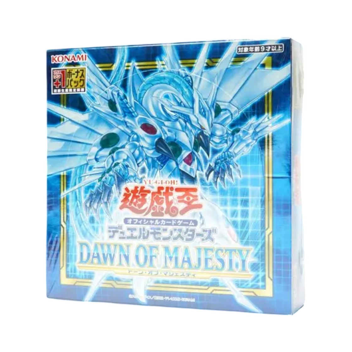 - Yu-Gi-Oh OCG Duel Monsters Dawn of Majesty Box With 1 Bonus Pack (Pack of 30+1/Japanese Ver.)