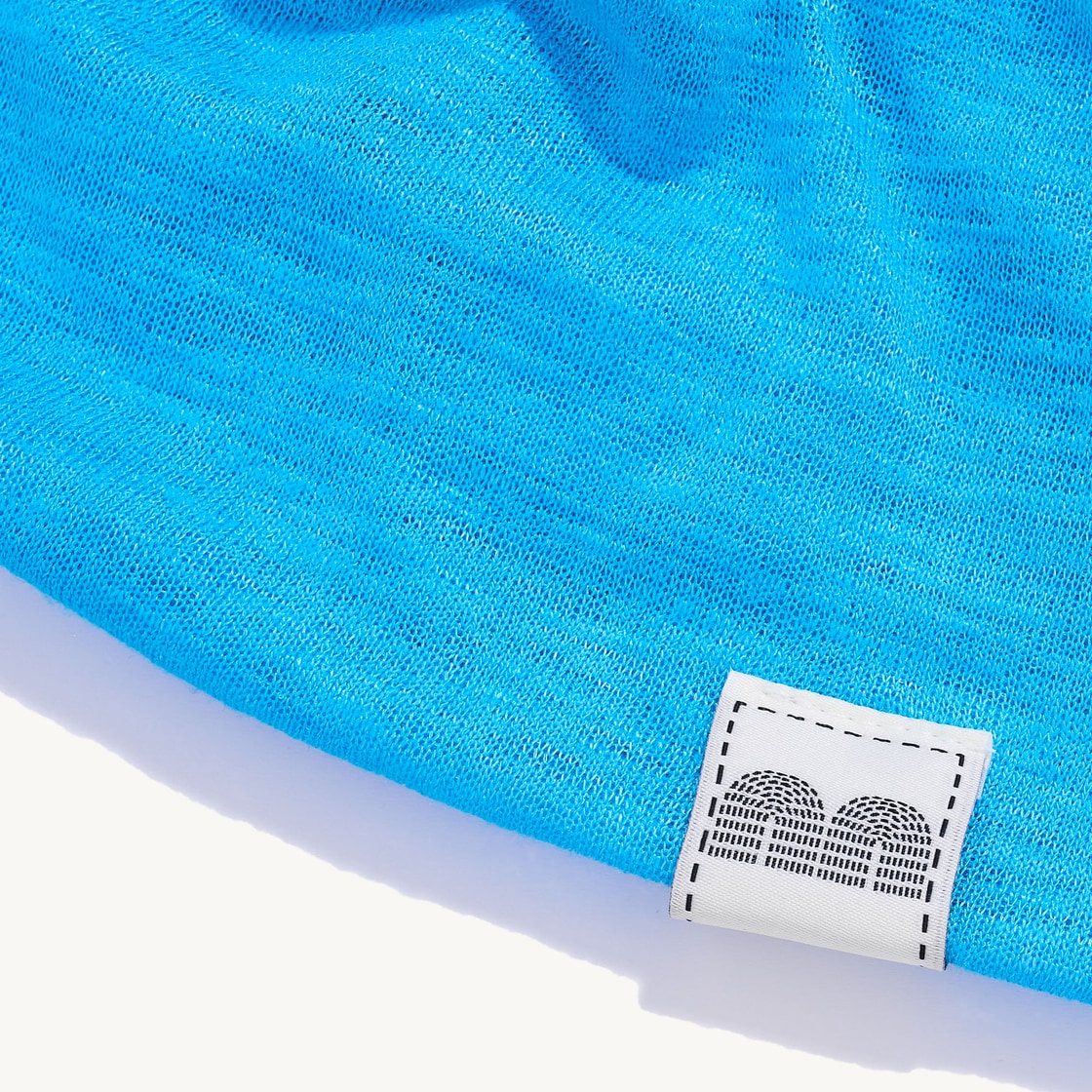낫뉴 nn 라벨 베이직 비니 블루(Not New nn Label Basic Beanie Blue) - 4