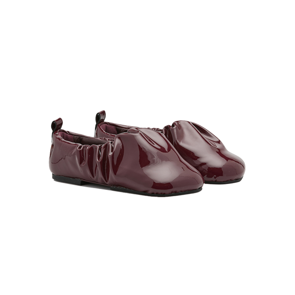 유메유메 링클 플랫 버건디(YUME YUME Wrinkle Flats Burgundy) - 2