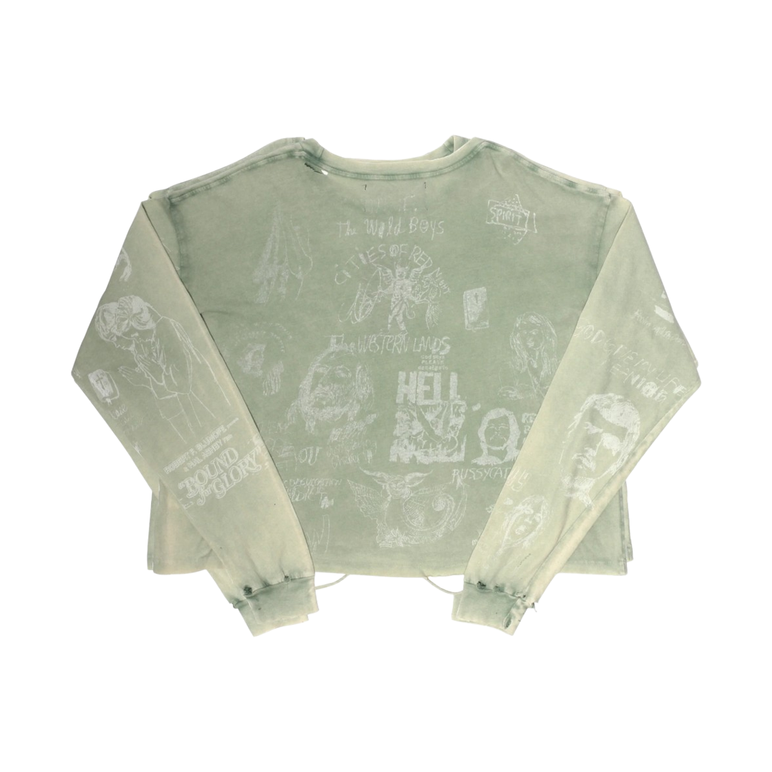 팔리 할리우드 베들레헴 롱슬리브 티셔츠 라이트 그린(Paly Hollywood Bethlehem Long Sleeve T-Shirt Light Green) - 2
