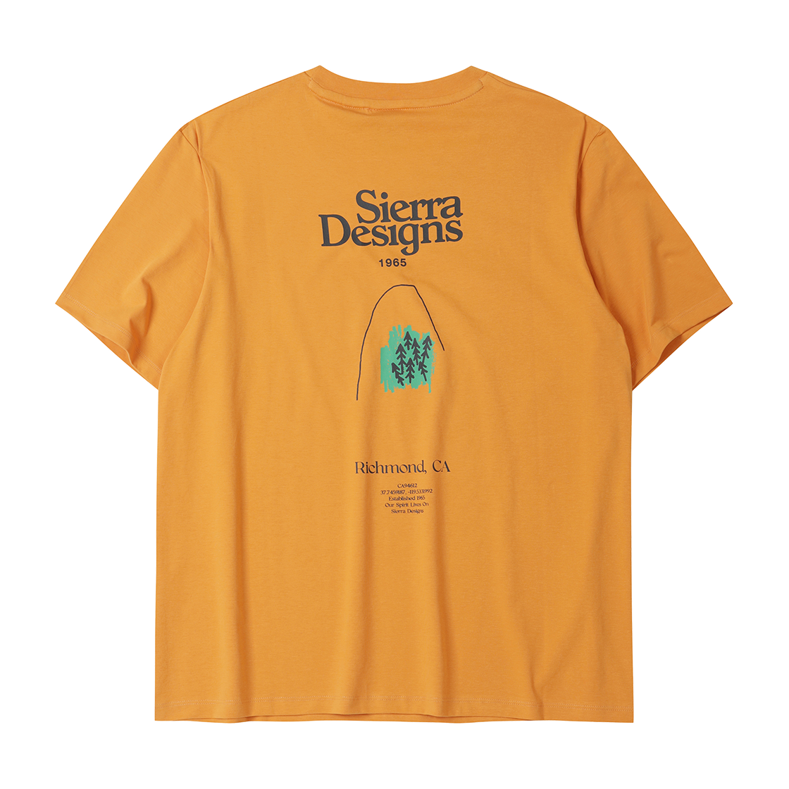 시에라디자인 리치몬드 로고 칠라이트 숏슬리브 오렌지(SIERRA DESIGNS Richmoond Logo CHILL-LITE Short Sleeve Orange) - 2