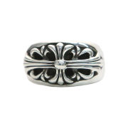Hansroom Chrome Hearts Floral Cross Ring