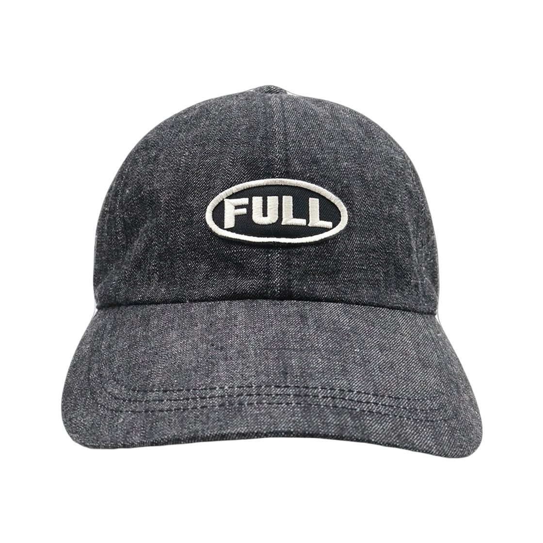 풀카운트 6770-26 풀 와펜 데님 캡 블랙(Fullcount 6770-26 Full Wappen Denim Cap Black)