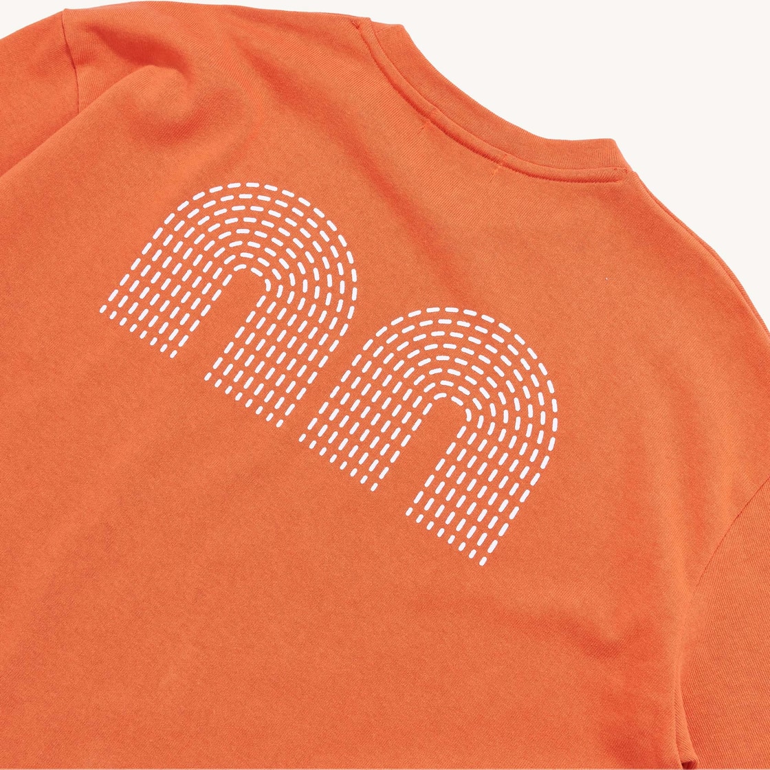 낫뉴 베이직 nn 다이드 티셔츠 오렌지(Not New Basic nn Dyed T-Shirt Orange) - 5