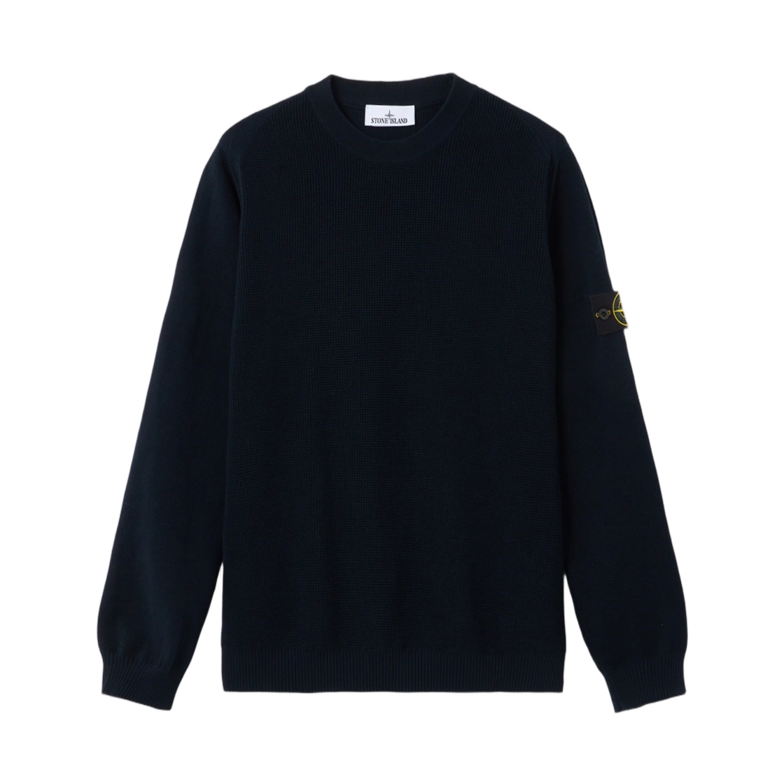 L1S1551000-29S00B5-V0020 Stone Island 5100029 Micro Stitch Soft Organic Cotton Loose-Fit Crewneck Jumper with Raglan Sleeves - 26SS
