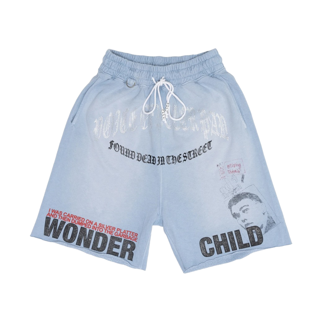 팔리 할리우드 바비 드리스콜 스웨트 쇼츠 베이비 블루(Paly Hollywood Bobby Driscoll Sweat Shorts Baby Blue)