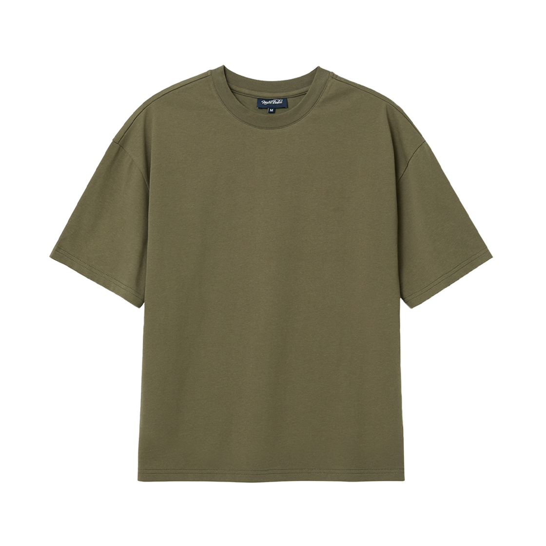 누아트스튜디오 플로우 크롭 반팔 티셔츠 카키(NUART STUDIO Flow Crop Short Sleeve Khaki)
