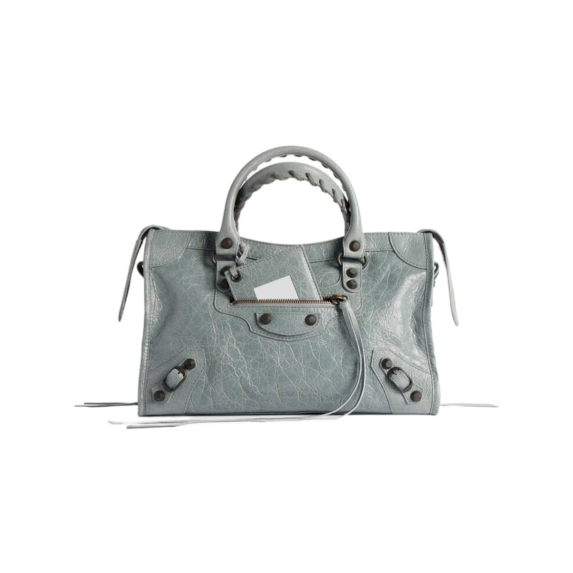 발렌시아가 르 시티 백 스몰 블루 그레이(Balenciaga Le City Bag Small Blue Grey) - 1