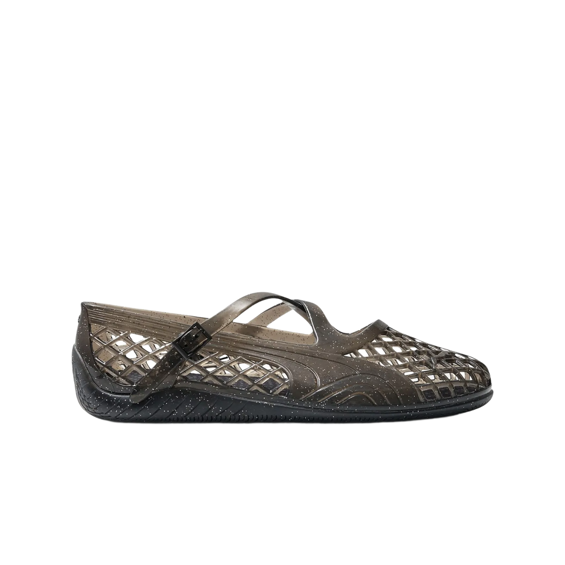 (W) 푸마 스피드캣 발렛 젤리 블랙 실버((W) Puma Speedcat Ballet Jelly Black Silver) - 1
