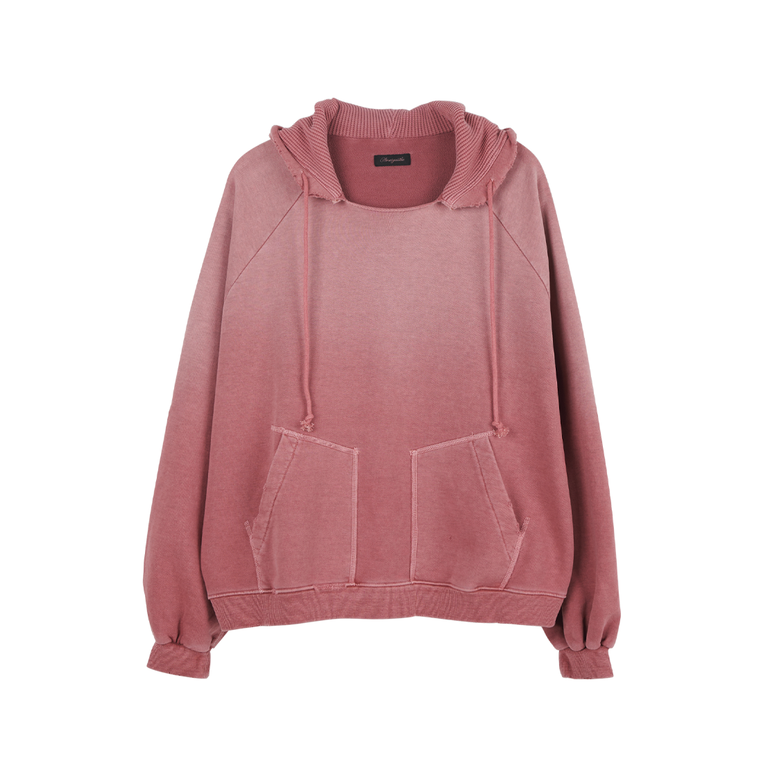 아마이유우츠 페이드 익스포즈드 후디 페이드 레드(Amaiyuutsu Faded Exposed Hoodie Faded Red) - 1