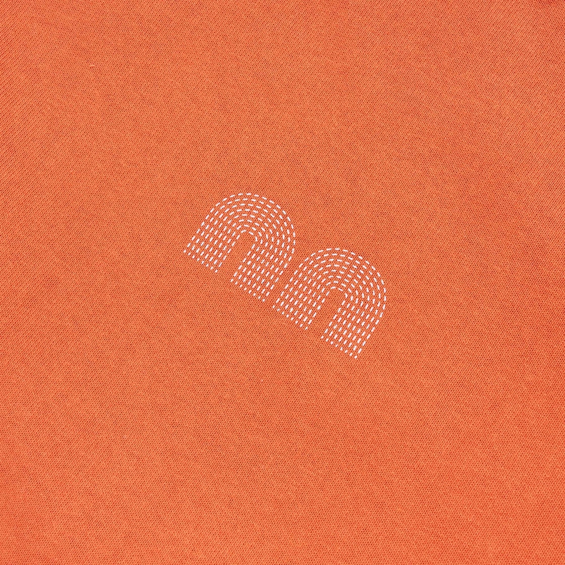 낫뉴 베이직 nn 다이드 티셔츠 오렌지(Not New Basic nn Dyed T-Shirt Orange) - 4