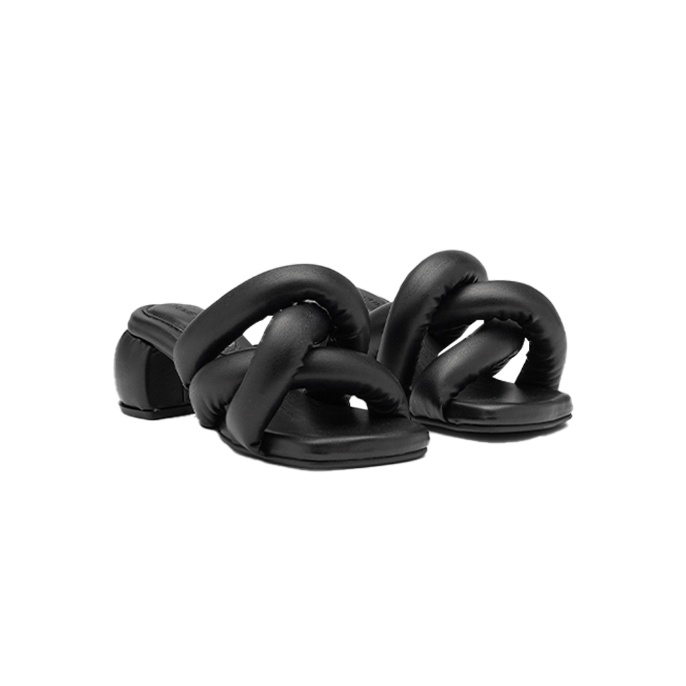 유메유메 키튼 소시지 힐 여성 샌들 블랙(YUME YUME Kitten Sausage Heel Women'S Sandals Black) - 2