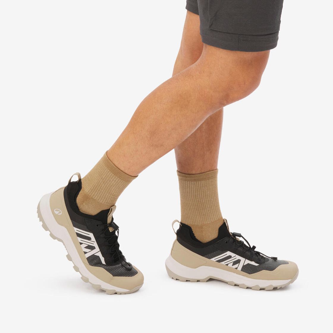 데카트론 남성 경량 단목 하이킹화 패스터 MH500 듄 베이지(DECATHLON Men's Lightweight Low Hiking Shoes Faster MH500 Dune Beige) - 6