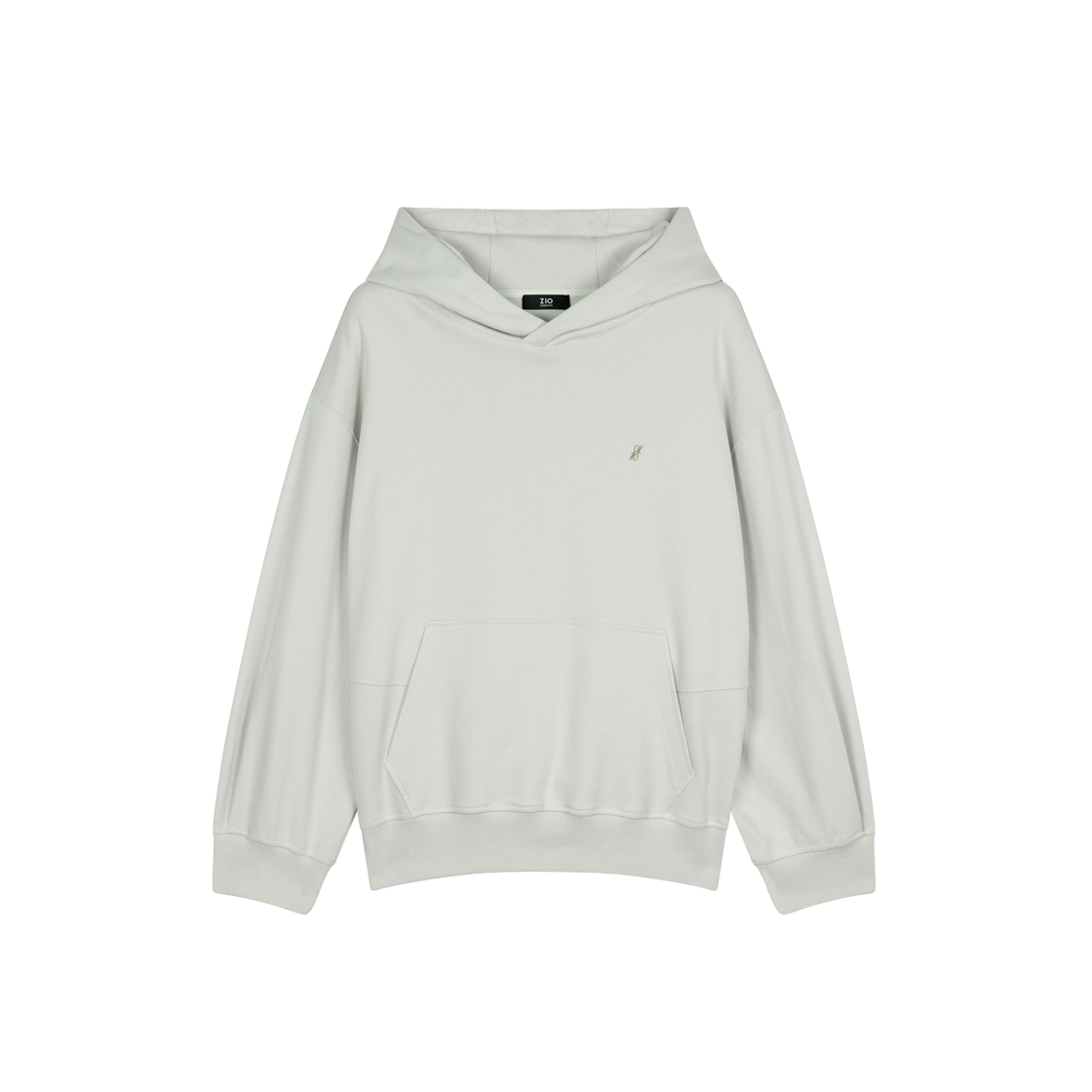 지오송지오 컬렉션 포쇼 엠브로이드 후드 그린 BI2TS204GR(ZIOSONGZIO COLLECTION Pochoir Embroidered Hood Green) - 2