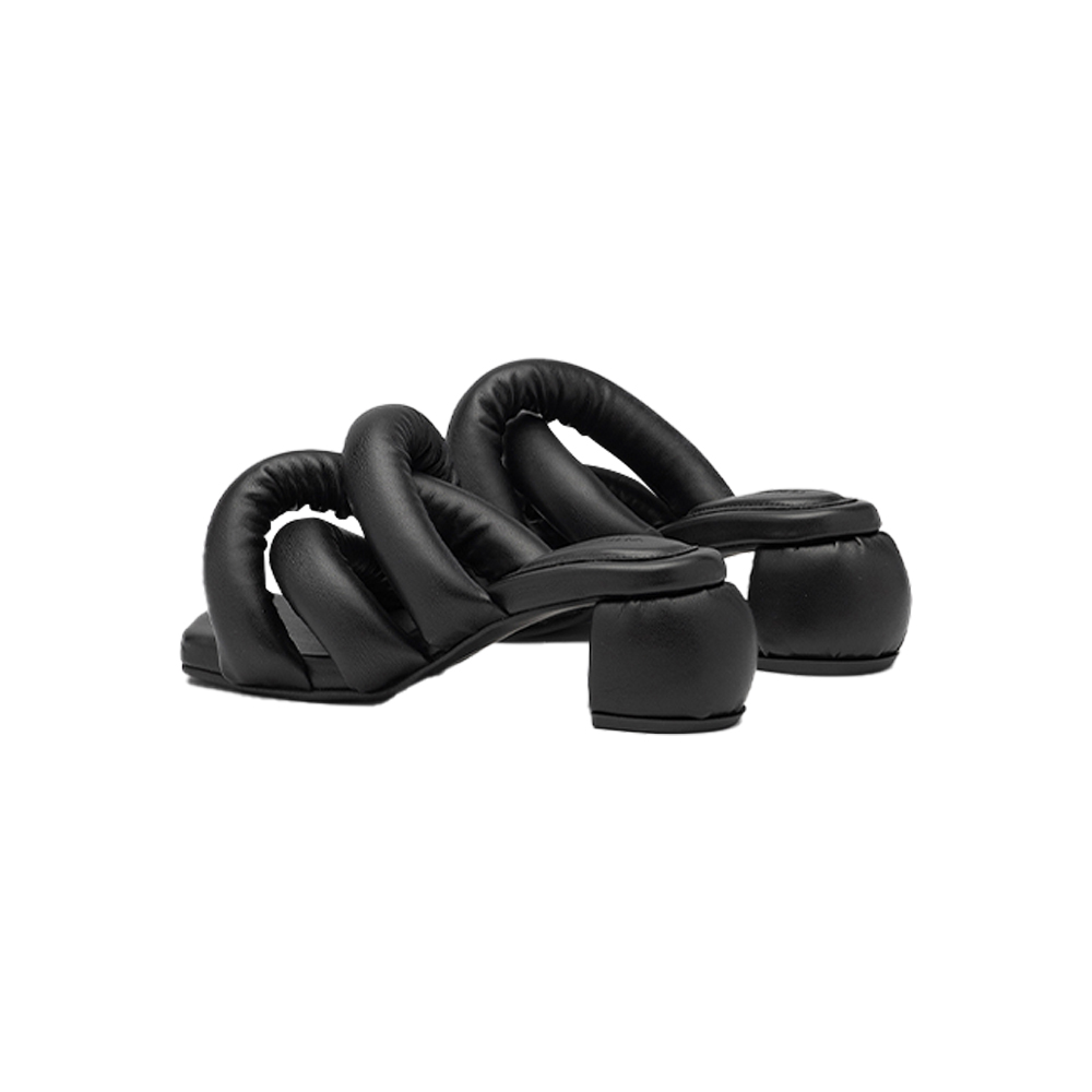 유메유메 키튼 소시지 힐 여성 샌들 블랙(YUME YUME Kitten Sausage Heel Women'S Sandals Black) - 3