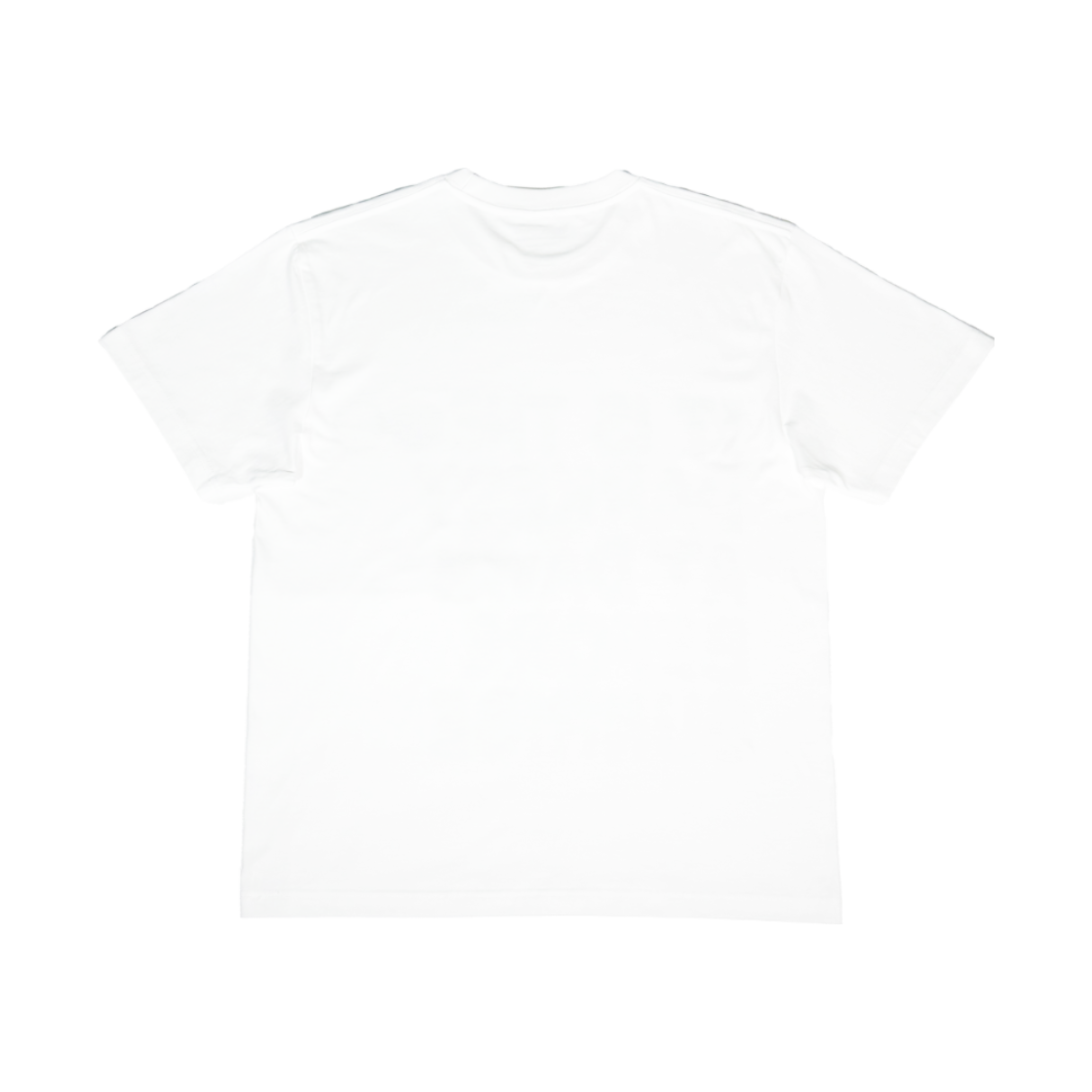 던다운 유니섹스 베이직 프린팅 반팔 티셔츠 - 화이트(DAWNDOWN Unisex Basic Printing Half Sleeve T-Shirt White) - 2