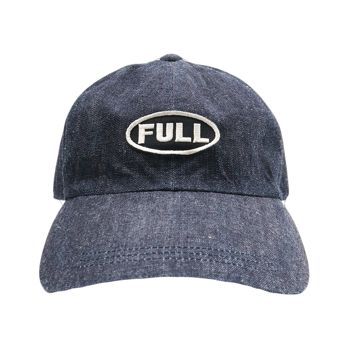 풀카운트 6770-26 풀 와펜 데님 캡 인디고 블루(Fullcount 6770-26 Full Wappen Denim Cap Indigo Blue) - 1