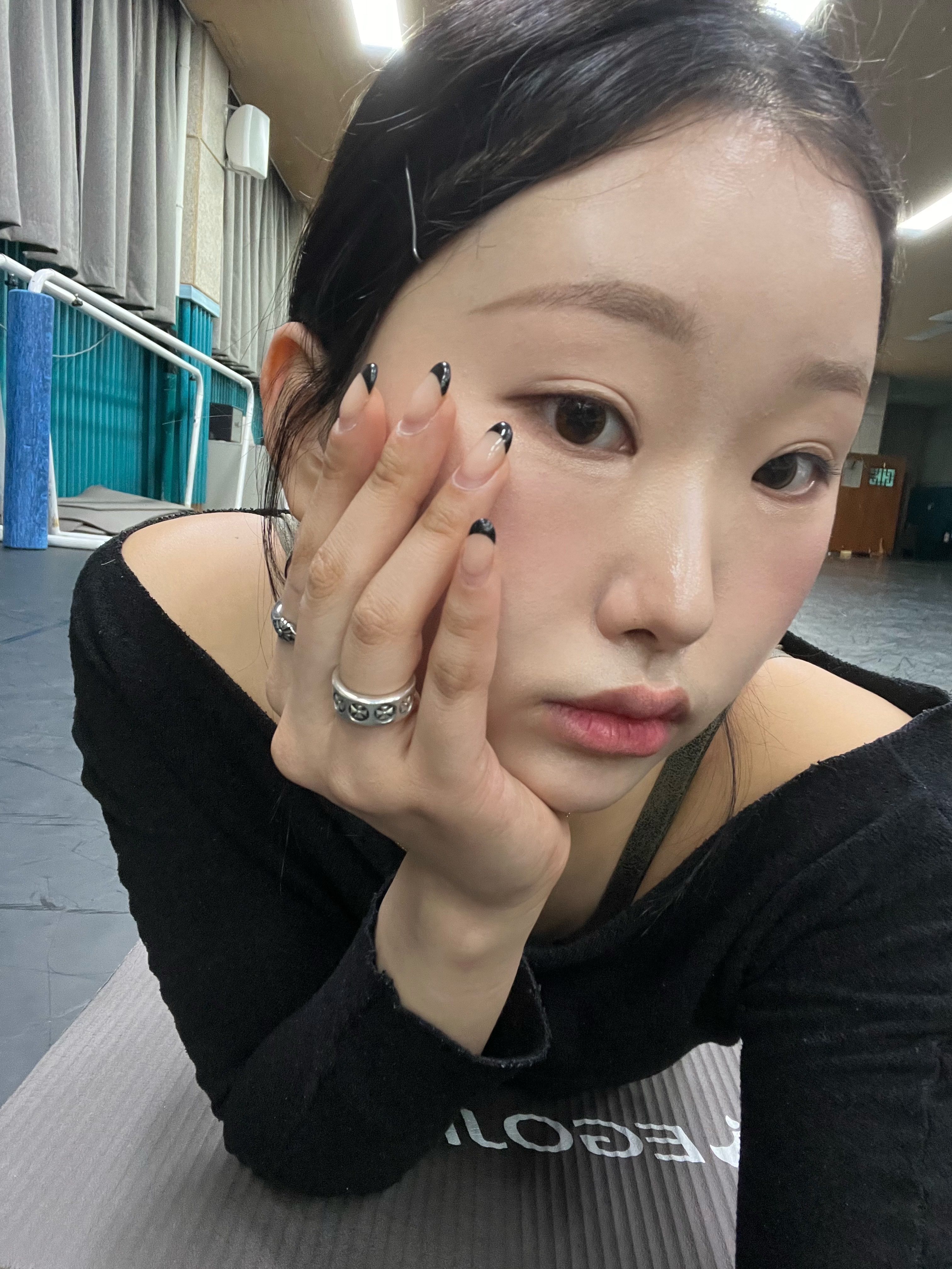 Chrome Hearts SBT Band Ring Silver μ°©μ© μ€νμΌ - 1