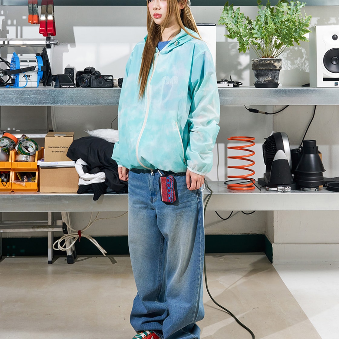 낫뉴 다이 쉘 자켓 아이스 민트(Not New Dye Shell Jacket Ice Mint) - 2