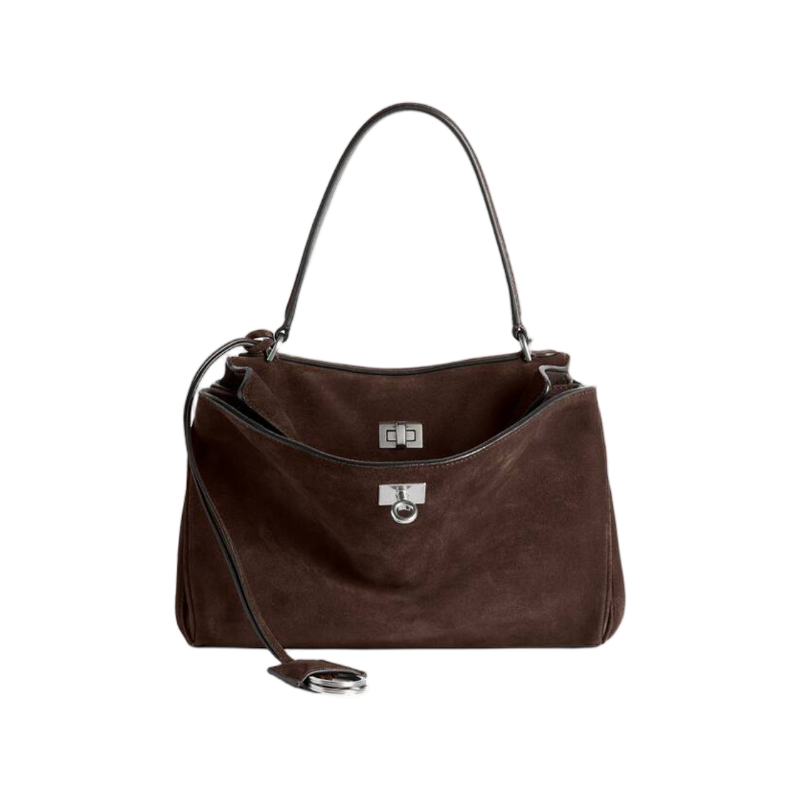 7897792AB4G2308 Balenciaga Rodeo Handbag Small Light Espresso