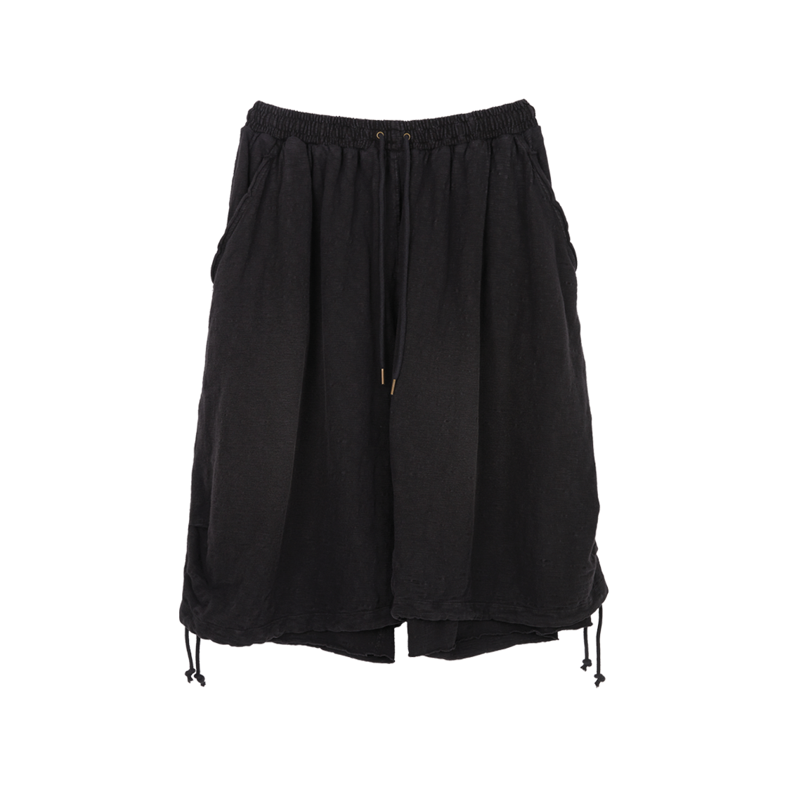아마이유우츠 더블 크롭 팬츠 페이드 블랙(Amaiyuutsu Double Cropped Pants Faded Black)