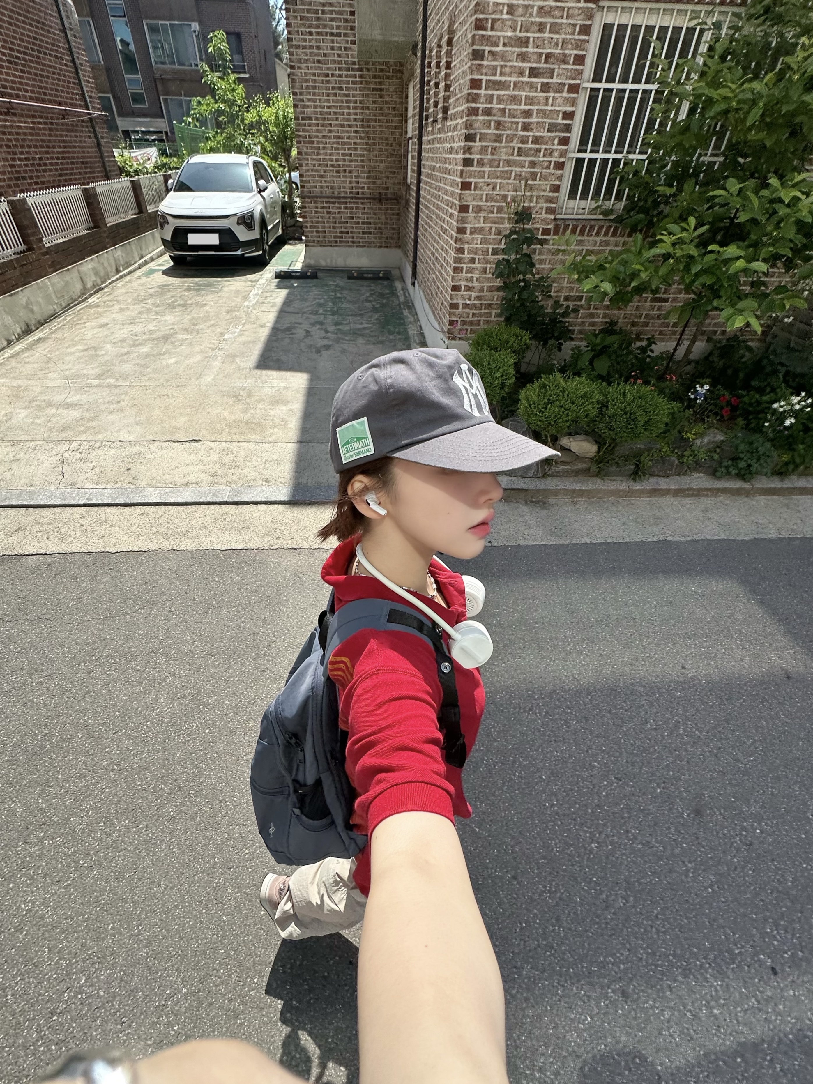 Aftermath Atm Logo Ball Cap Grey, Monchhichi x Sanrio Characters My Melody Chimutan Keychain 착용 스타일 - 2